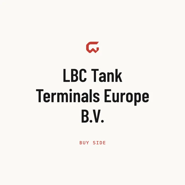 Buy side: LBC Tank Terminals Europe B.V.