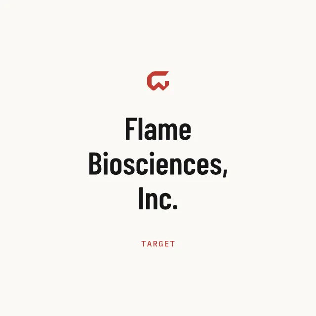 Target: Flame Biosciences, Inc.