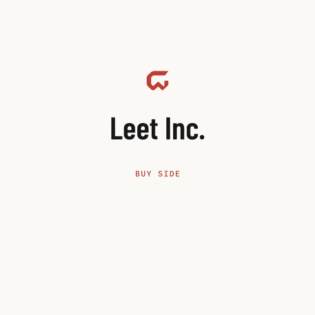 Buy side: Leet Inc.