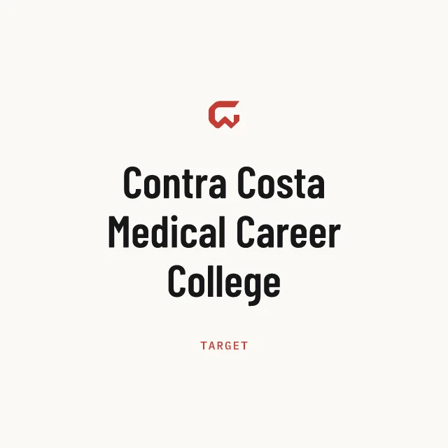 Target: Contra Costa Medical Career College