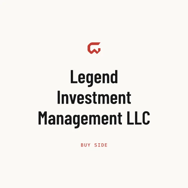 Buy side: Legend Investment Management LLC