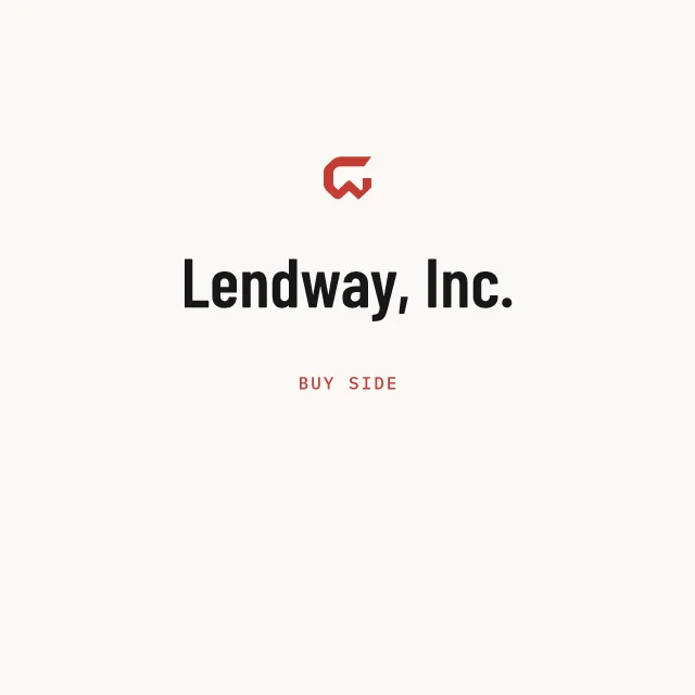 Buy side: Lendway, Inc.