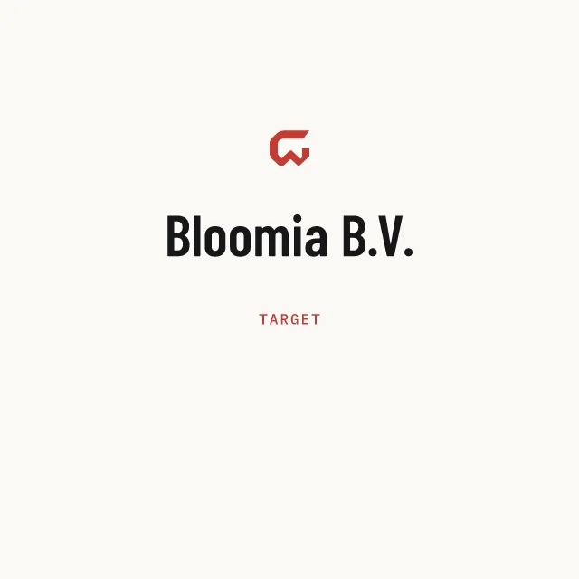 Target: Bloomia B.V.
