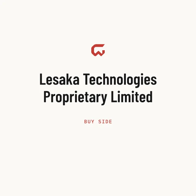 Buy side: Lesaka Technologies Proprietary Limited