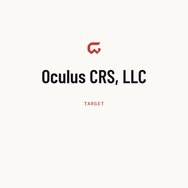Target: Oculus CRS, LLC
