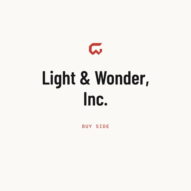 Buy side: Light & Wonder, Inc.