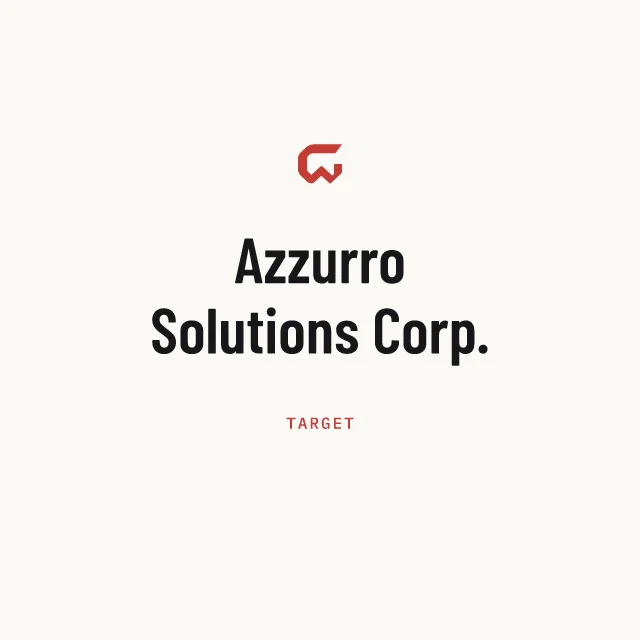 Target: Azzurro Solutions Corp.
