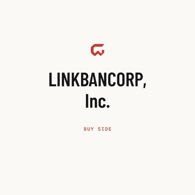 Buy side: LINKBANCORP, Inc.