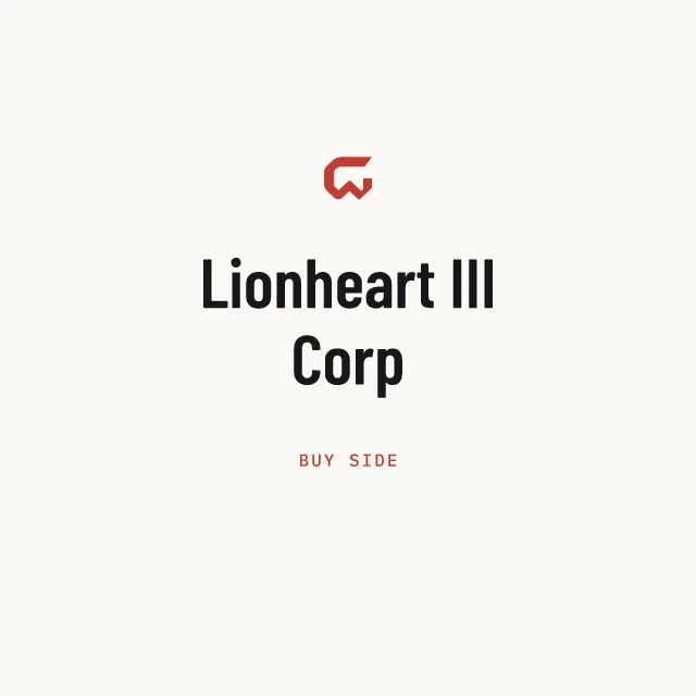 Buy side: Lionheart III Corp