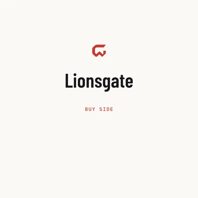 Buy side: Lionsgate