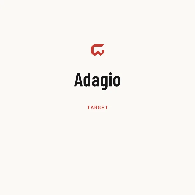 Target: Adagio