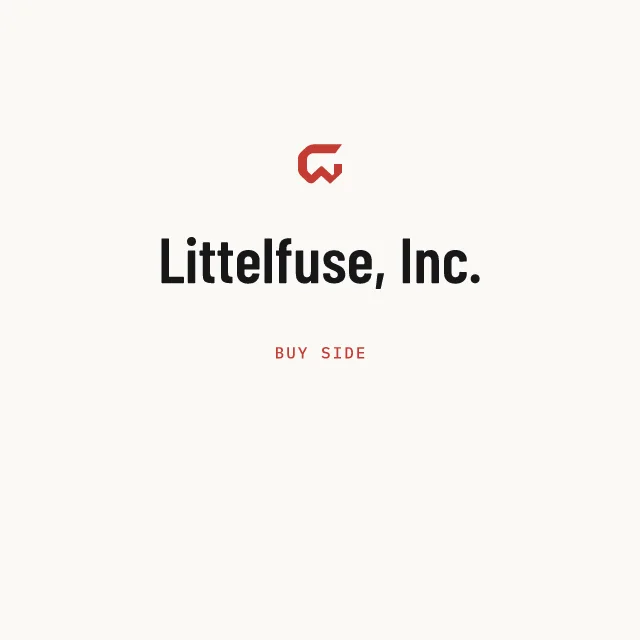 Buy side: Littelfuse, Inc.