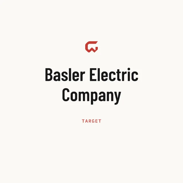 Target: Basler Electric Company