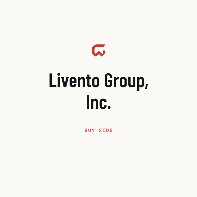 Buy side: Livento Group, Inc.