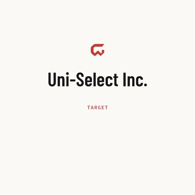 Target: Uni-Select Inc.