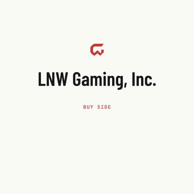 Buy side: LNW Gaming, Inc.