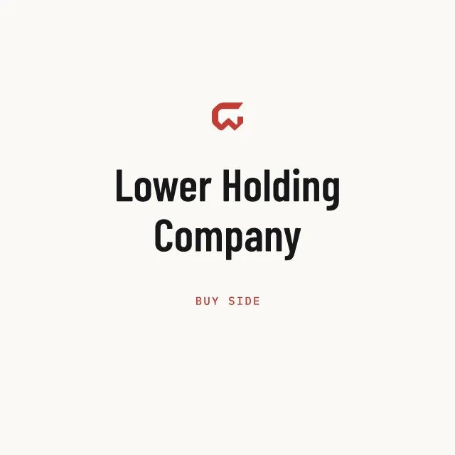 Buy side: Lower Holding Company