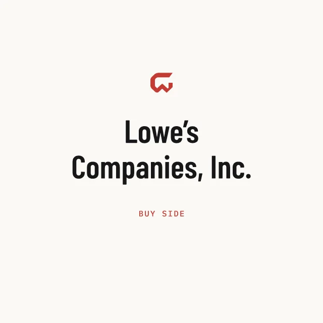 Buy side: Lowe’s Companies, Inc.