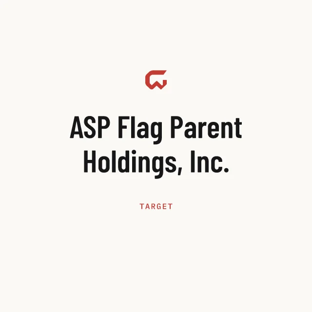 Target: ASP Flag Parent Holdings, Inc.