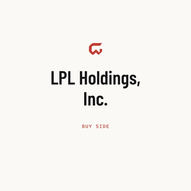 Buy side: LPL Holdings, Inc.