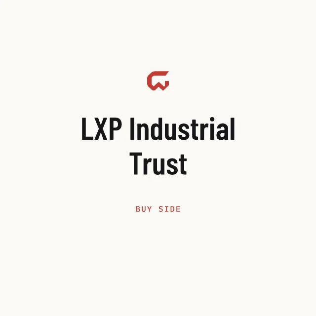 Buy side: LXP Industrial Trust
