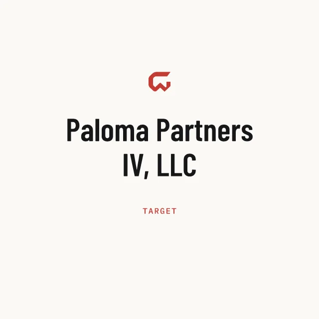 Target: Paloma Partners IV, LLC