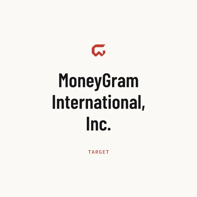 Target: MoneyGram International, Inc.