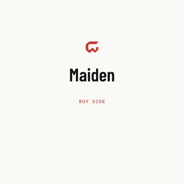 Buy side: Maiden