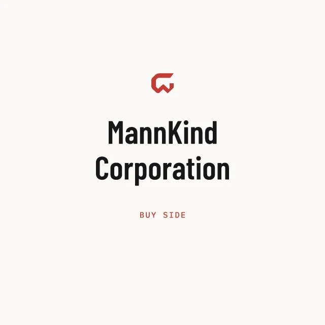 Buy side: MannKind Corporation