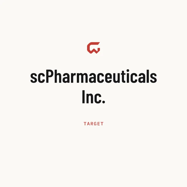 Target: scPharmaceuticals Inc.