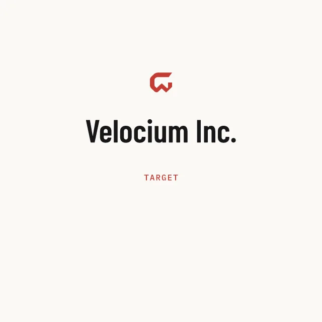 Target: Velocium Inc.