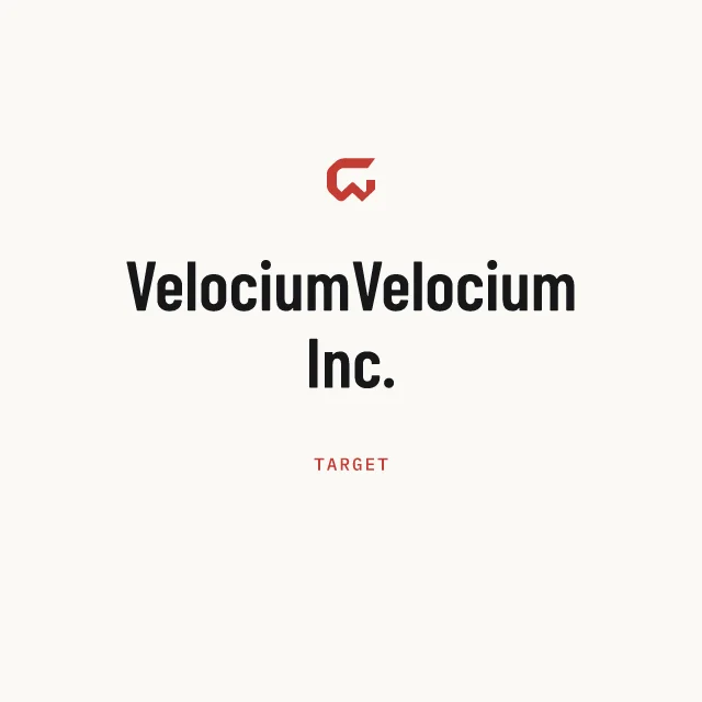Target: VelociumVelocium Inc.