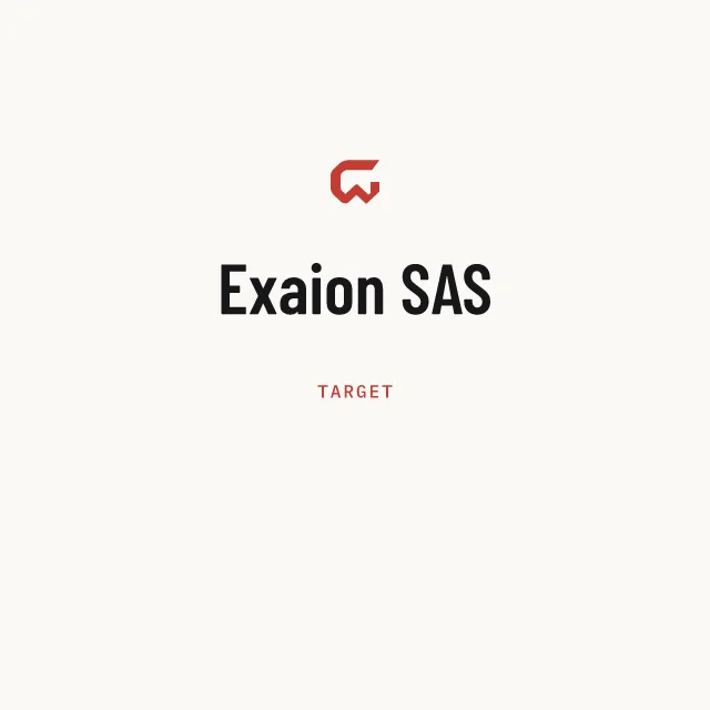 Target: Exaion SAS