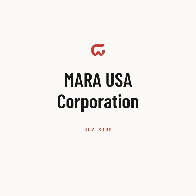 Buy side: MARA USA Corporation