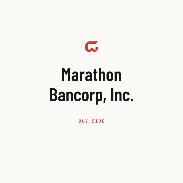 Buy side: Marathon Bancorp, Inc.