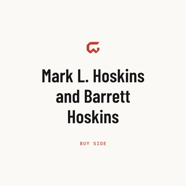 Buy side: Mark L. Hoskins and Barrett Hoskins