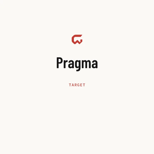 Target: Pragma