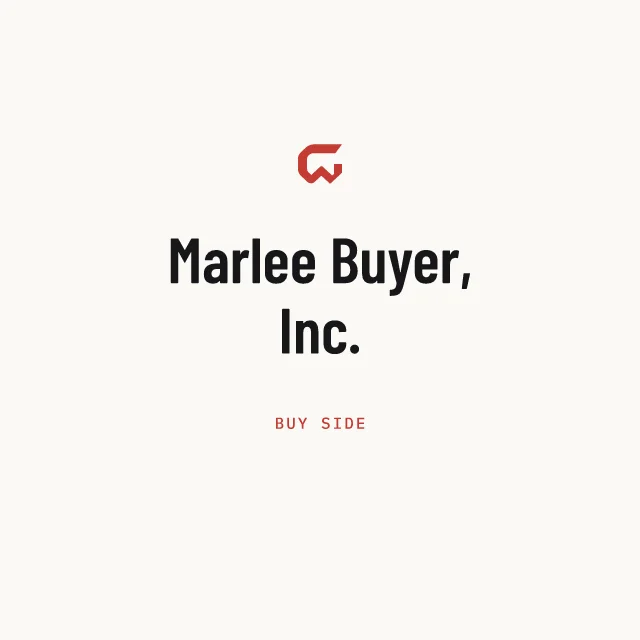 Buy side: Marlee Buyer, Inc.