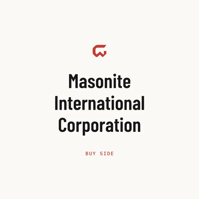 Buy side: Masonite International Corporation