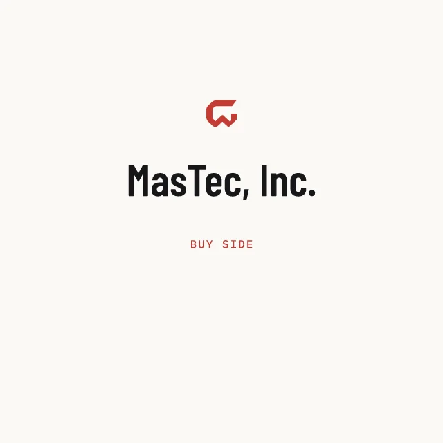 Buy side: MasTec, Inc.