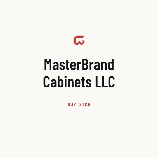 Buy side: MasterBrand Cabinets LLC