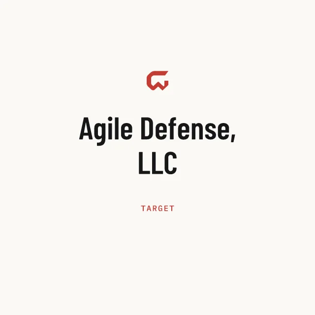Target: Agile Defense, LLC