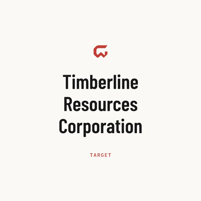 Target: Timberline Resources Corporation