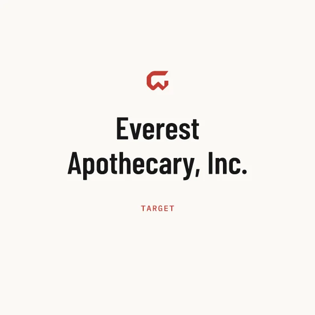 Target: Everest Apothecary, Inc.