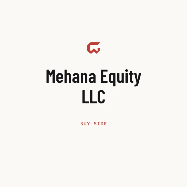 Buy side: Mehana Equity LLC