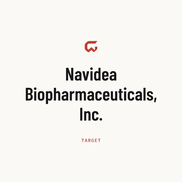Target: Navidea Biopharmaceuticals, Inc.