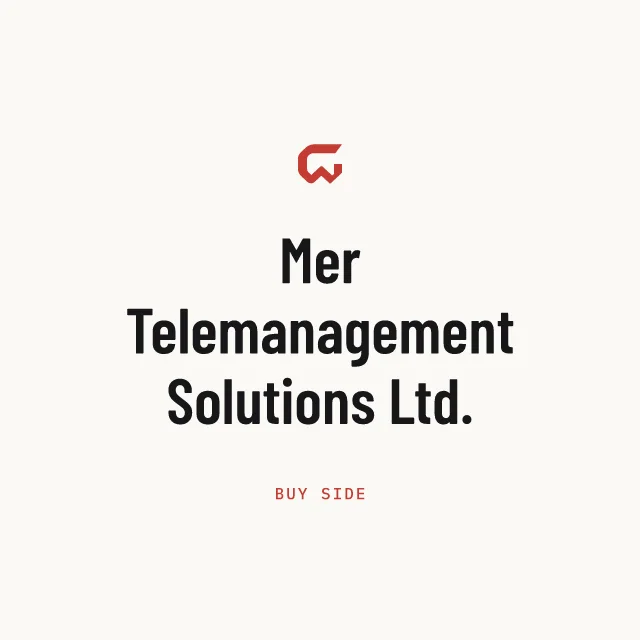 Buy side: Mer Telemanagement Solutions Ltd.