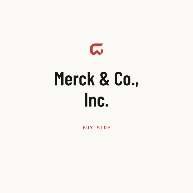 Buy side: Merck & Co., Inc.