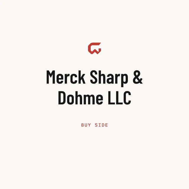 Buy side: Merck Sharp & Dohme LLC