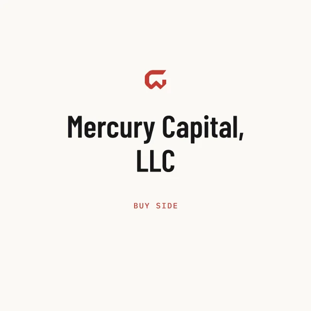 Buy side: Mercury Capital, LLC